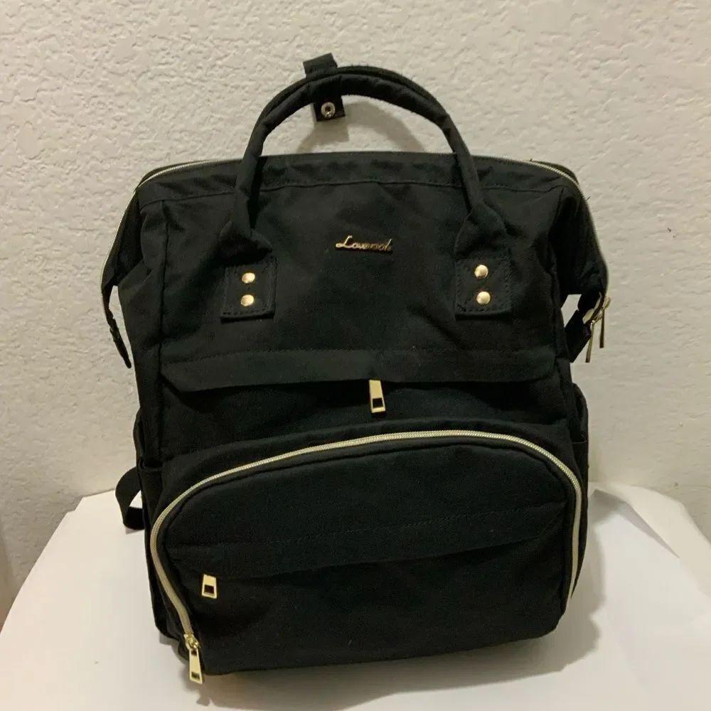 LOVEVOOK Laptop Backpack Women Teacher Nurse Bags, 15.6 inch, Black